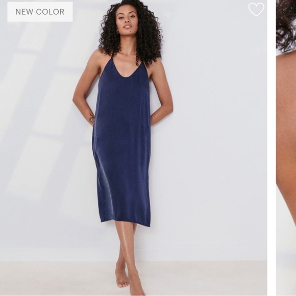 Lunya washable silk slip dress